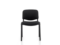 Seduta Attesa impilabile Iso in tessuto imbottito e metallo di Sedie Brianza