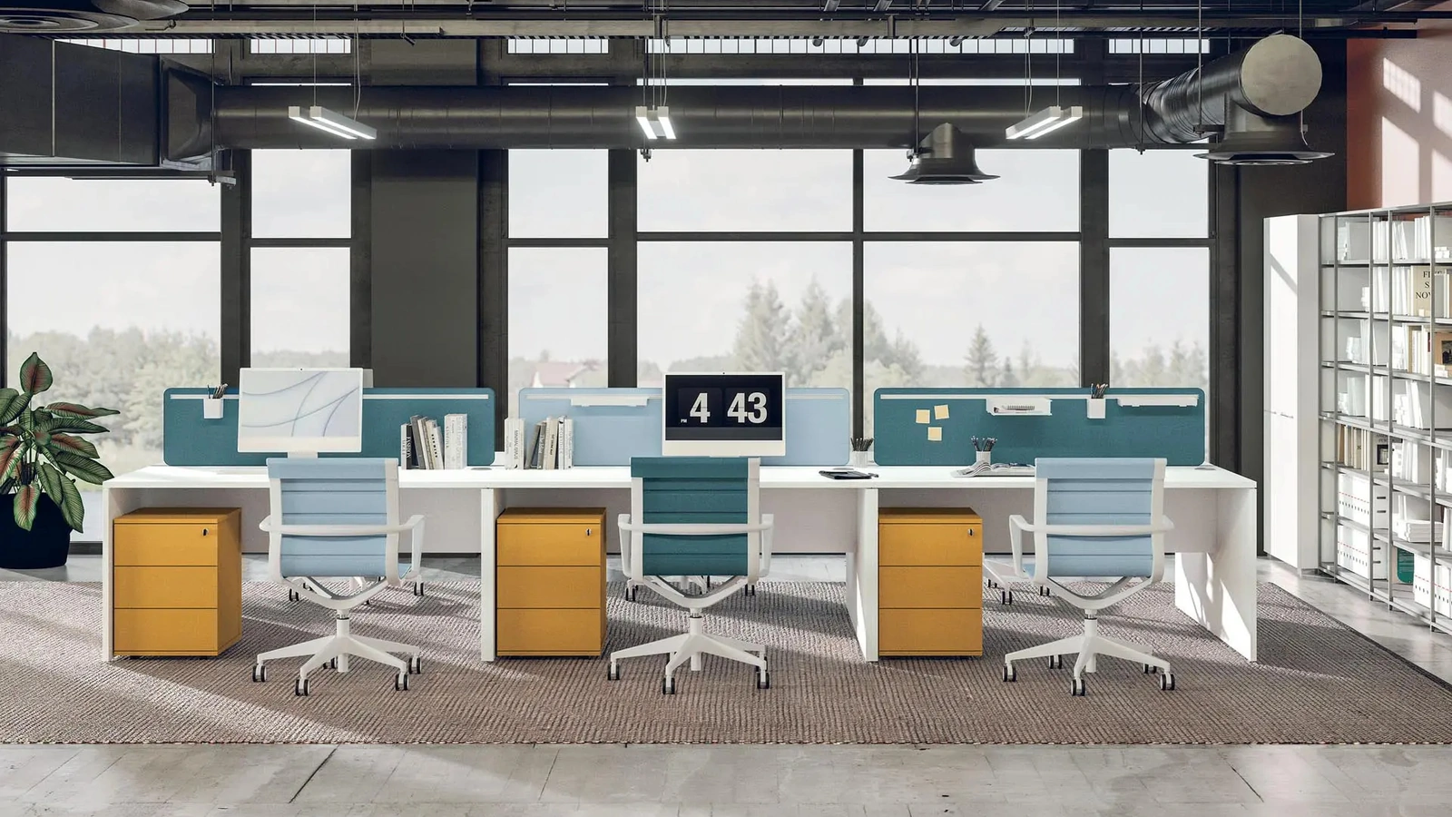 Scrivania Operativa Krin di MobilOfficeFurniture