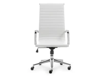 Seduta Operativa su ruote Lab in ecopelle e acciaio di Sedie Brianza