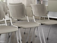 Seduta Ospiti e Attesa Lime in polipropilene e metallo di Sedie Brianza