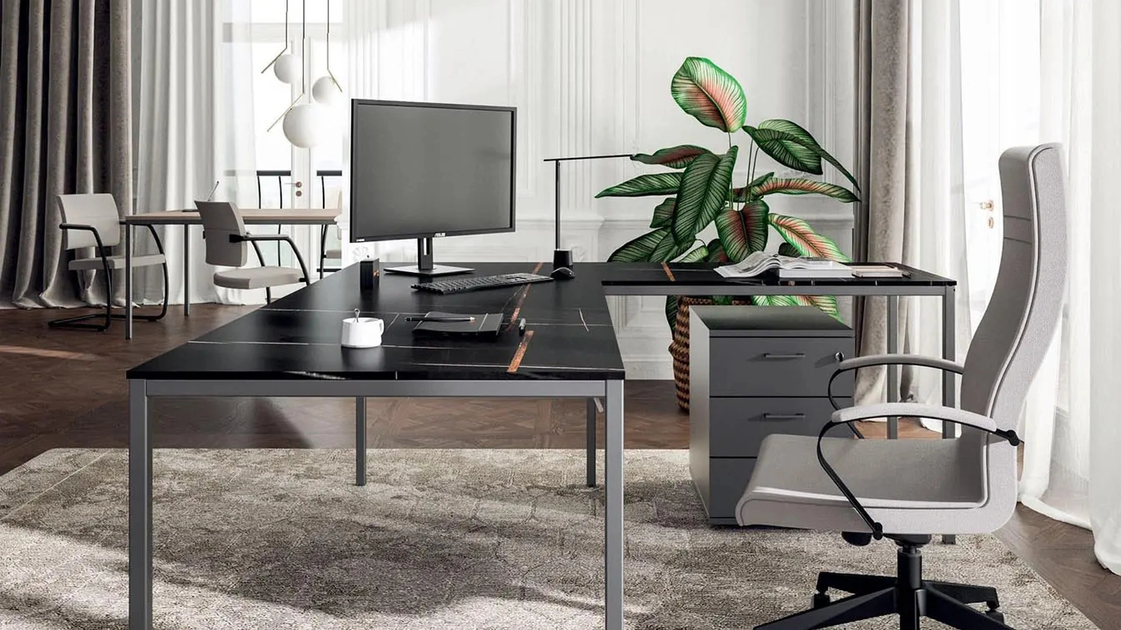 Scrivania Direzionale Line di MobilOfficeFurniture