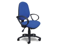 Seduta Operativa con braccioli Live in tessuto imbottito con altezza regolabile di Sedie Brianza