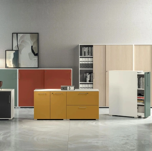 Armadi Ufficio Point2 in laminato e melaminico di MobilOfficeFurniture