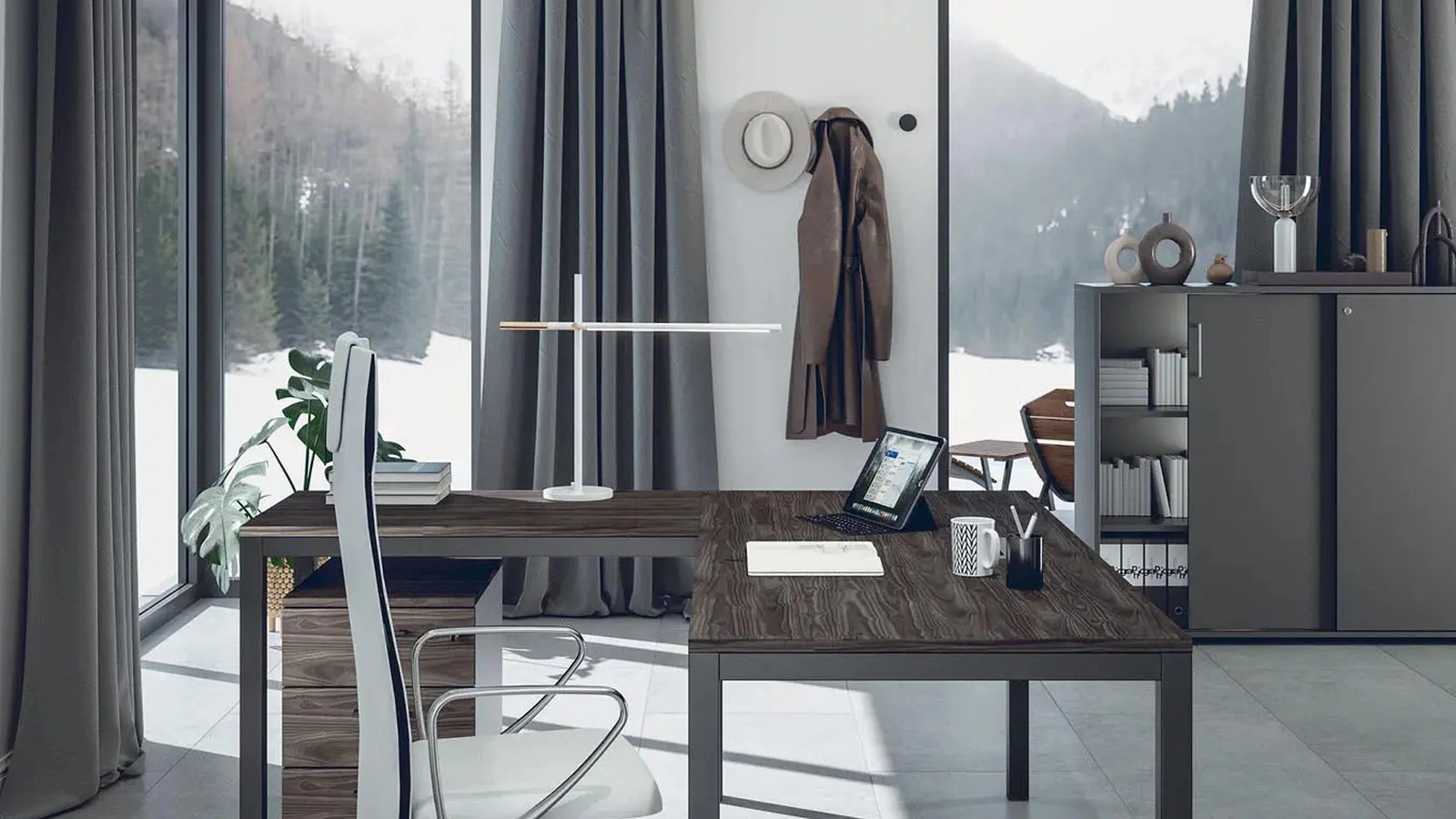 Scrivania Direzionale Point2 di MobilOfficeFurniture