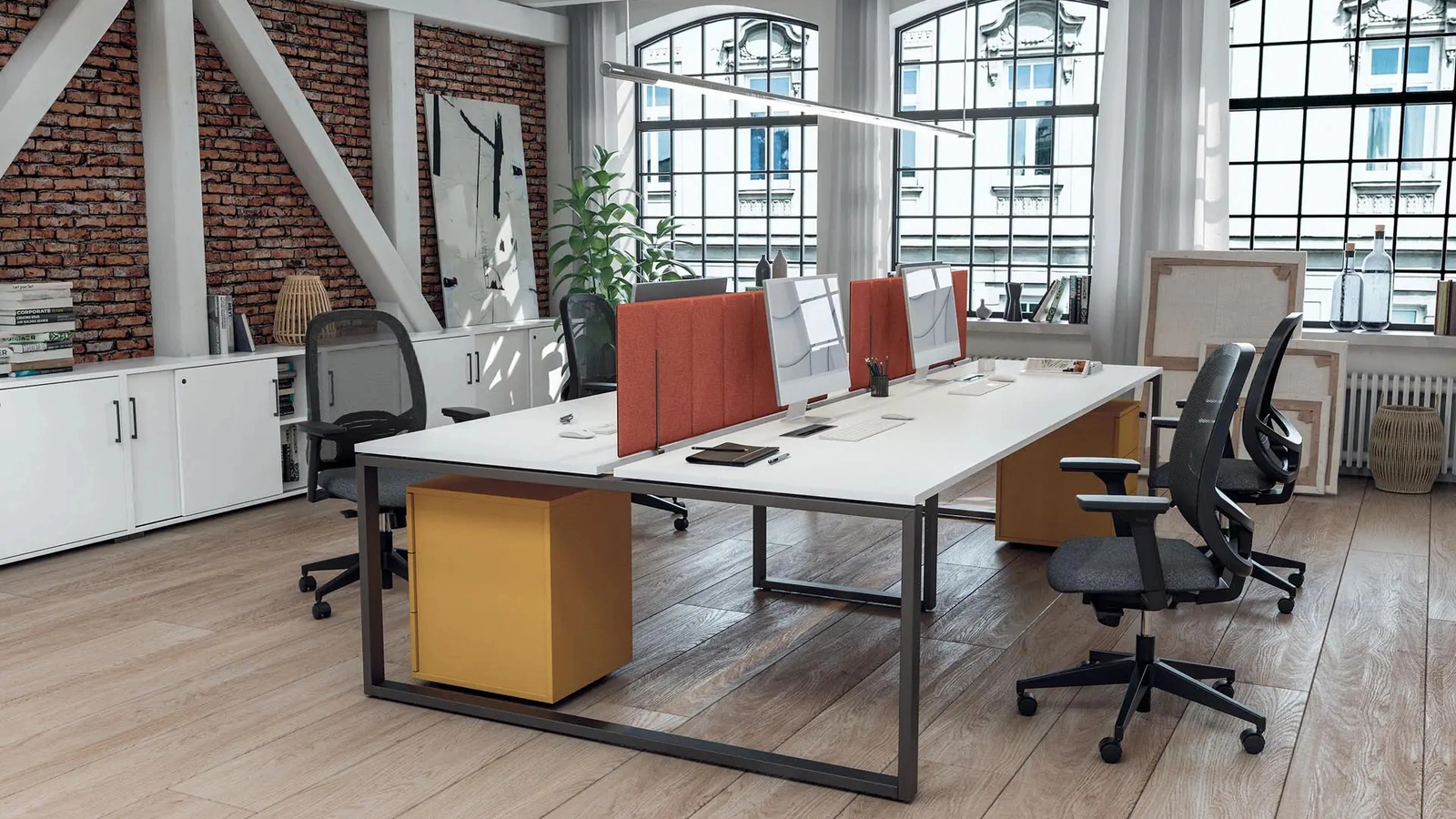 Scrivania Operativa Quadro 02 di MobilOfficeFurniture