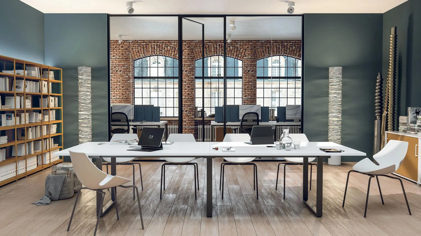 Scrivania Operativa Quadro 02 di MobilOfficeFurniture