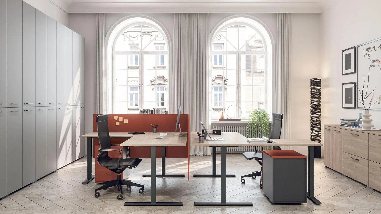 Scrivania Operativa T_cube di MobilOfficeFurniture