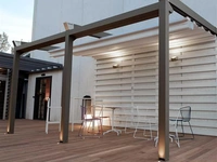 Pergola Pergotenda B-Space in alluminio di Corradi