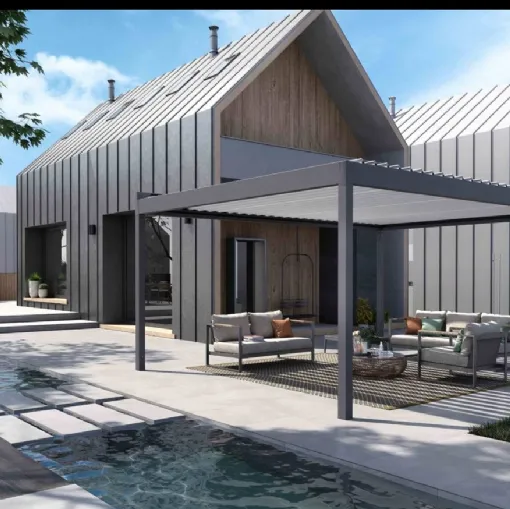 Pergola bioclimatica in alluminio Alba di Corradi