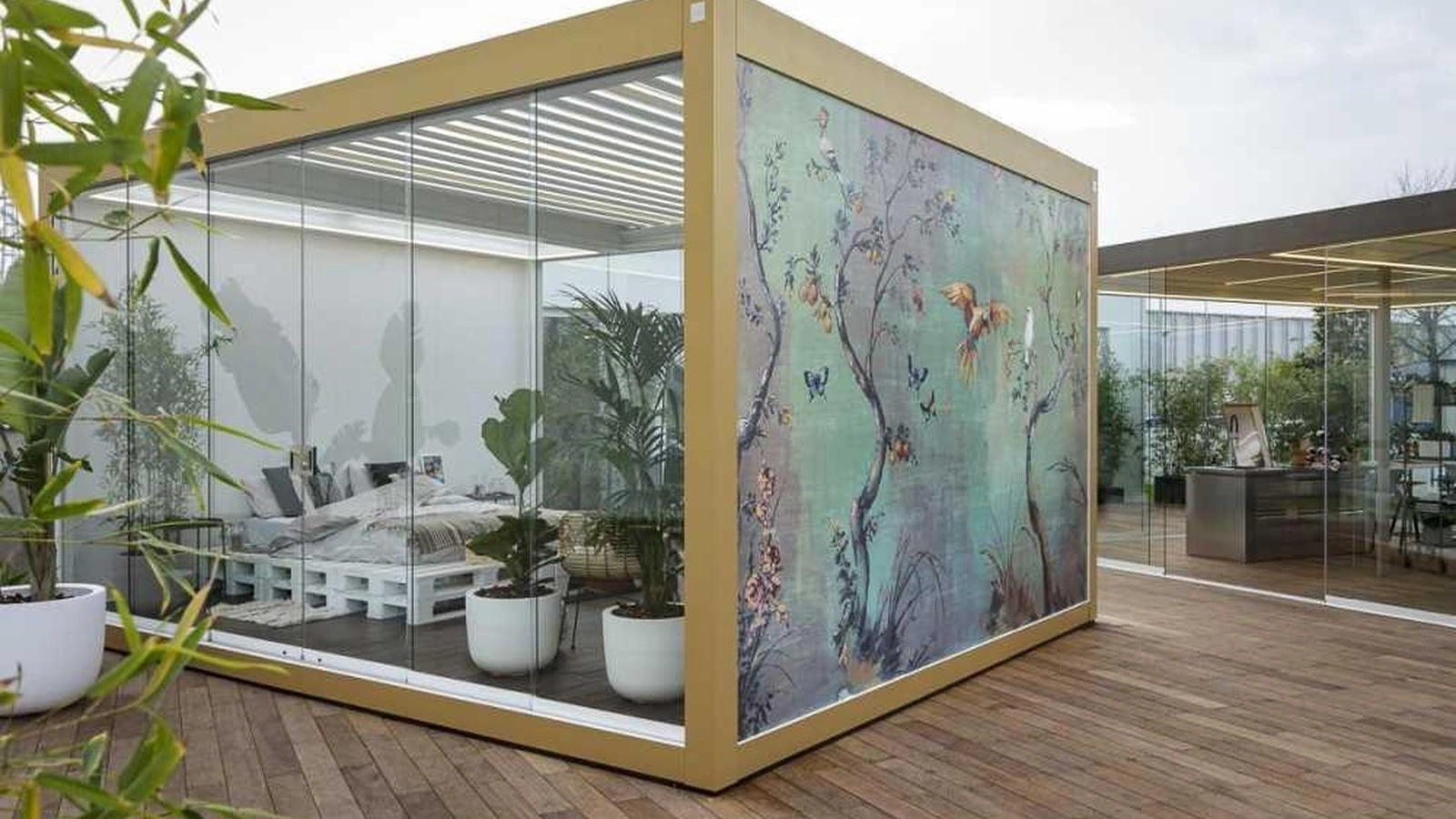 Pergola bioclimatica Imago in alluminio Dreaming Corradi