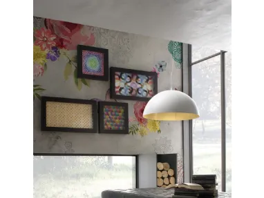Carta da parati con grandi fiori colorati Ken di Adriani e Rossi