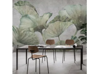 Carta da parati Lotus Leaves di Adriani e Rossi