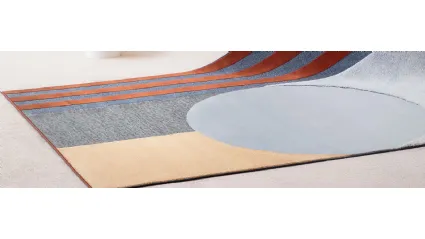 Tappeto moderno con disegni geometrici Archè di Besana Moquette