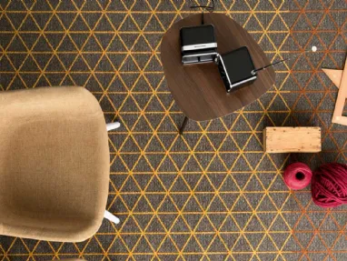 Tappeto Apotema ispirato agli origami giapponesi di Calligaris