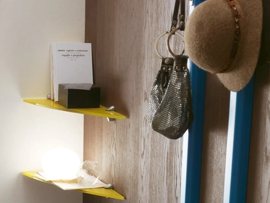 Mensola Colonia in vetro colorato di Ponti Terenghi