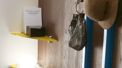 Mensola Colonia in vetro colorato di Ponti Terenghi