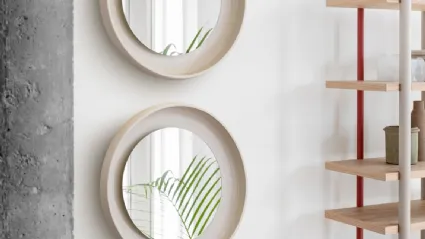 Specchio Coque in guscio di ceramica di Miniforms