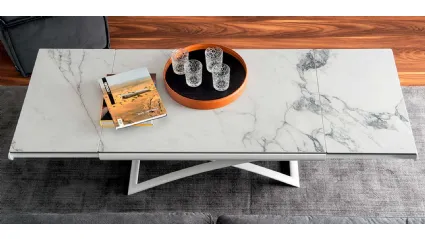 Tavolino allungabile e regolabile Dakota di Calligaris