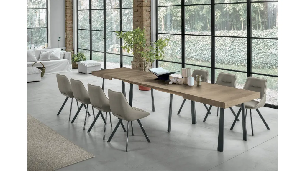 Tavolino trasformabile Dione Wood di Target Point