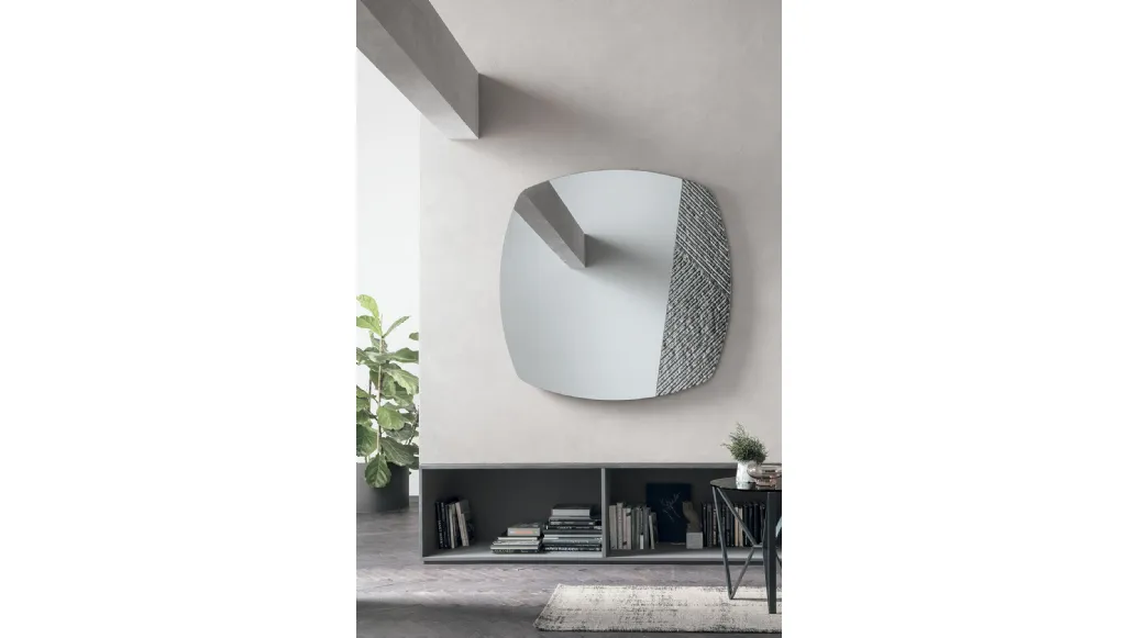 Specchio Iside in vetro fumé di Target Point
