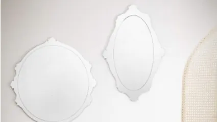 Specchio classico artistico Lady O di Miniforms