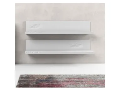 Mensola Line in finitura laccato bianco di Adriani e Rossi