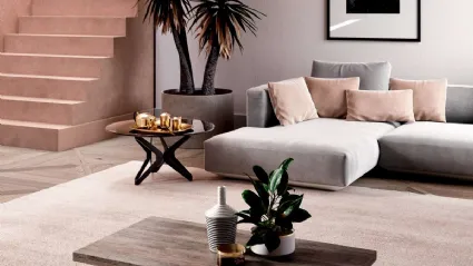 Tavolino trasformabile in eco legno Mondial di Ozzio
