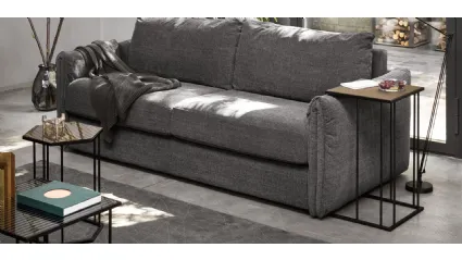 Tavolino da divano con top in ceramica e struttura in metallo Renee 03 di Calligaris