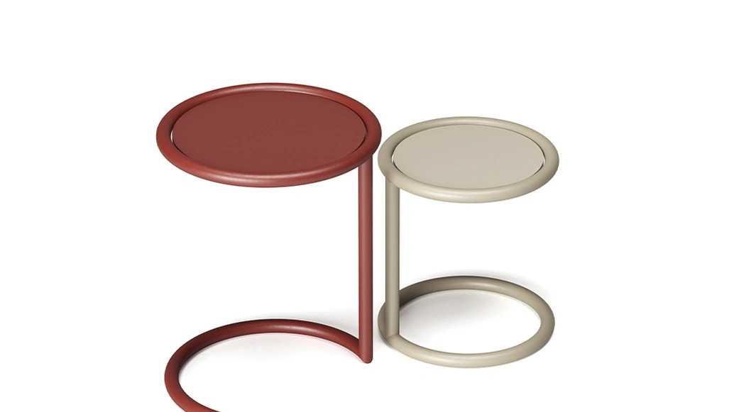 Tavolini con top in HPL Rim Side Table di Infiniti