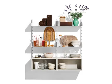 Mensole in metallo e melaminico Shelfy di Connubia