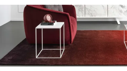Tavolino quadrato Thin in metallo di Calligaris