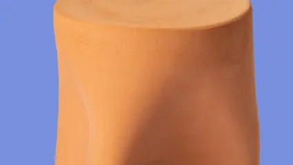 Tavolino in terracotta Toblo di Miniforms