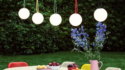 Lampada per esterni impermeabile con laccio in gomma Bolleke di Fatboy