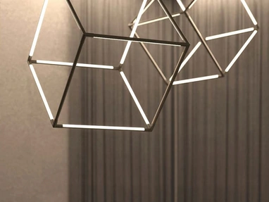 Lampada a sospensione Lucilla in alluminio di Cattaneo