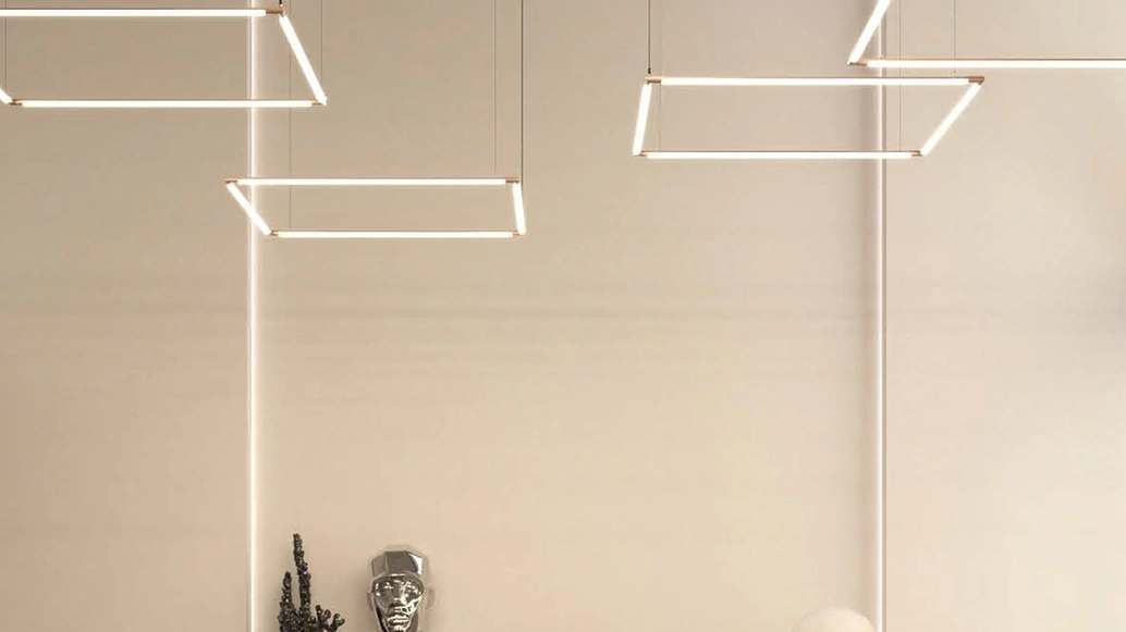 Lampada a sospensione Lucilla in alluminio di Cattaneo