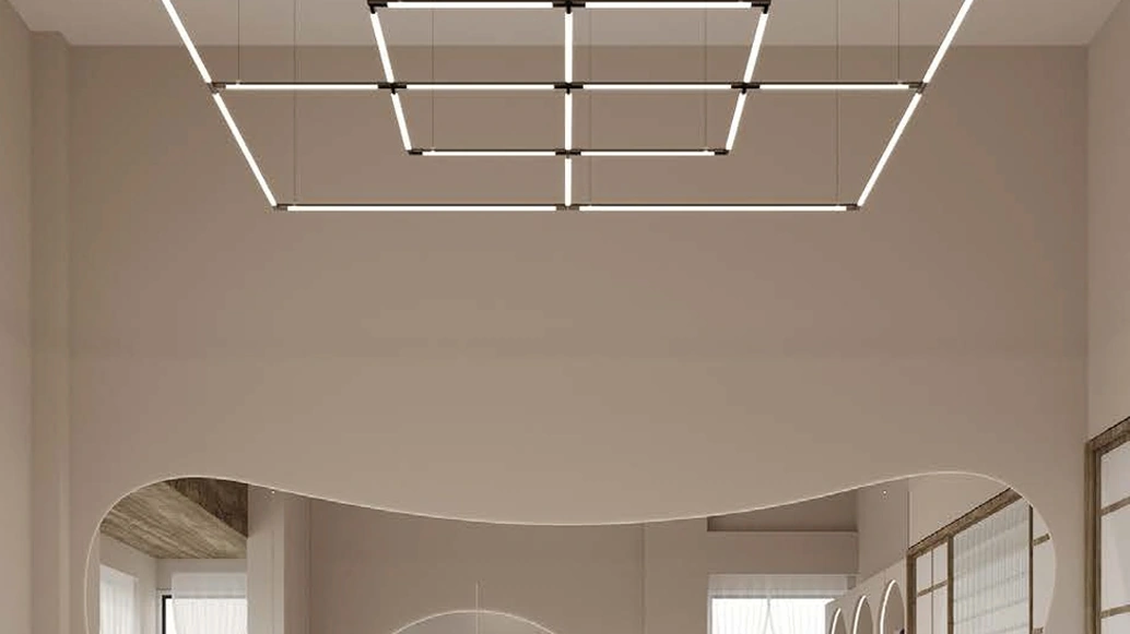 Lampada a sospensione Lucilla in alluminio di Cattaneo