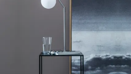 Lampada Dada Table in metallo e vetro di Adriani e Rossi
