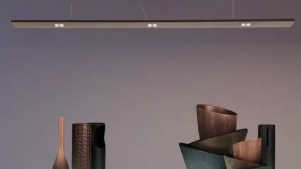 Lampada in metallo con tecnologia LED Hi Line di Adriani e Rossi