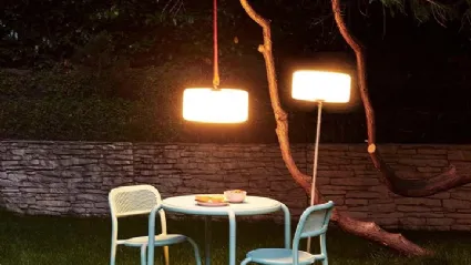 Lampada per esterni sospesa o da terra Thierry Le Swinger di Fatboy