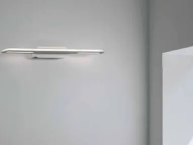 Lampada da parete in metallo e policarbonato Tratto di Cattaneo
