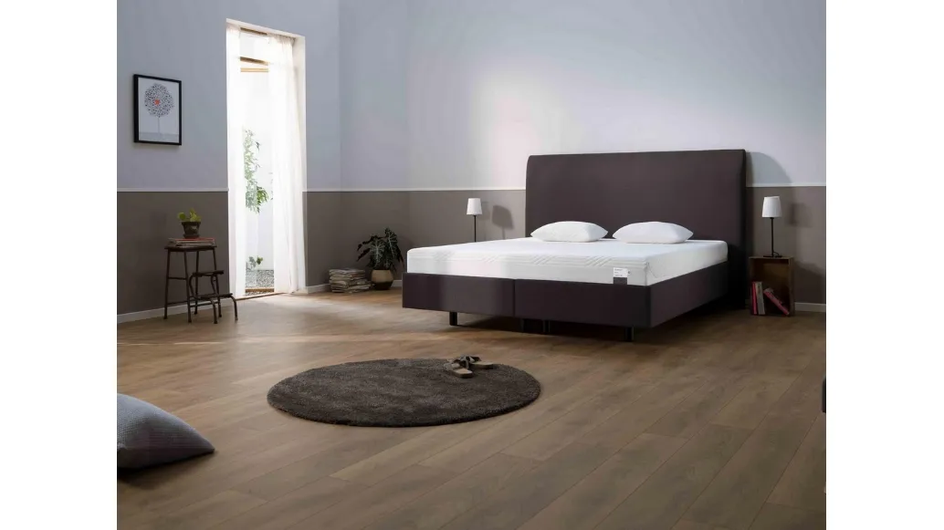 Materasso Materasso rigido che allevia i punti di pressione, seguendo il profilo del corpo e adattandosi al peso del corpo, per un sostegno personalizzato, Firm Supreme Cooltouch di Tempur