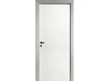 Porta in frassino spazzolato con cornice in alluminio Alluminium di Effebiquattro