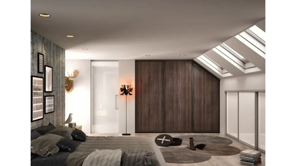Porta per interni scorrevole Aria Glass di Zemma