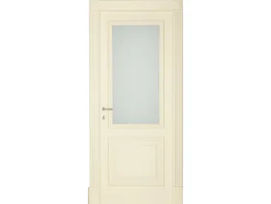 Porta classica con pannello in vetro Boheme di Effebiquattro