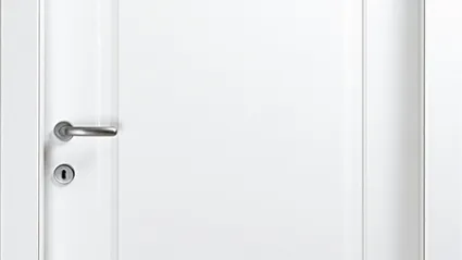 Porta per interni Disegno battente in laccato Bianco pantografata di Effebiquattro