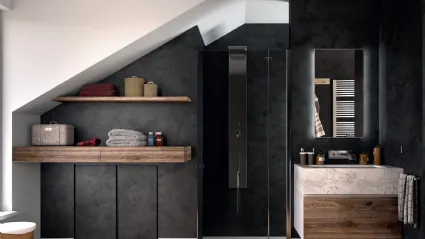Porta battente per interni Easy 26 Alfa in legno tinteggiate come le pareti di Zemma