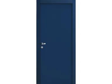 Porta per interni Evoluce mod A battente in laccato Blu Zaffiro di Effebiquattro