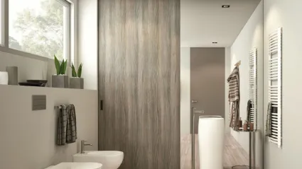 Porta scorrevole per interni in legno Floor Wood 34 di Zemma