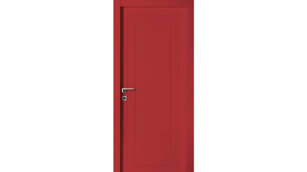Porta per interni Graffiti battente in laccato Rosso di Effebiquattro