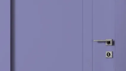 Porta per interni Graffiti battente in laccato Viola di Effebiquattro